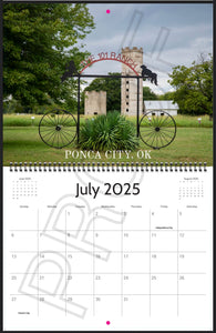 2025 Forgotten Oklahoma Calendar