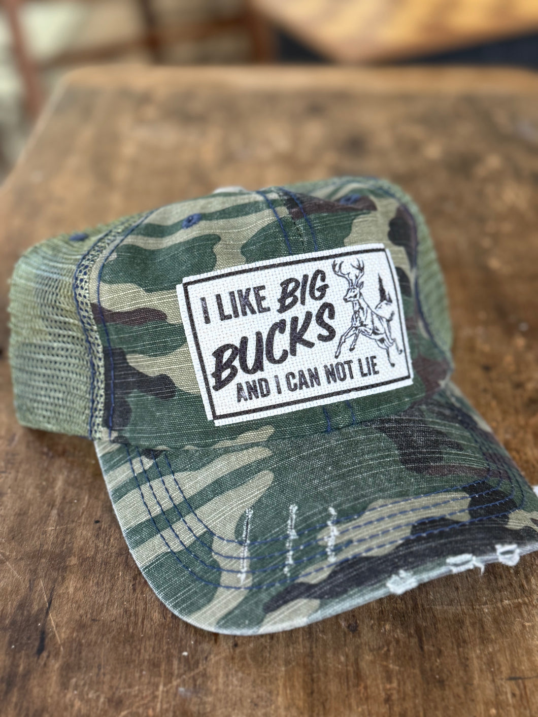 I Like Big Bucks Hat- Camo