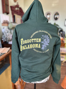 NEW Forgotten Oklahoma Zip Up Hoodie