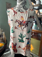 Load image into Gallery viewer, Women’s Vintage Western Print Tank