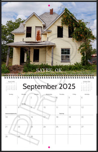 2025 Forgotten Oklahoma Calendar