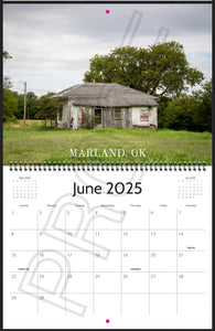 2025 Forgotten Oklahoma Calendar