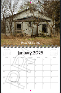 2025 Forgotten Oklahoma Calendar