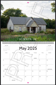 2025 Forgotten Oklahoma Calendar