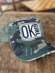 OK Girl Hat- Camo