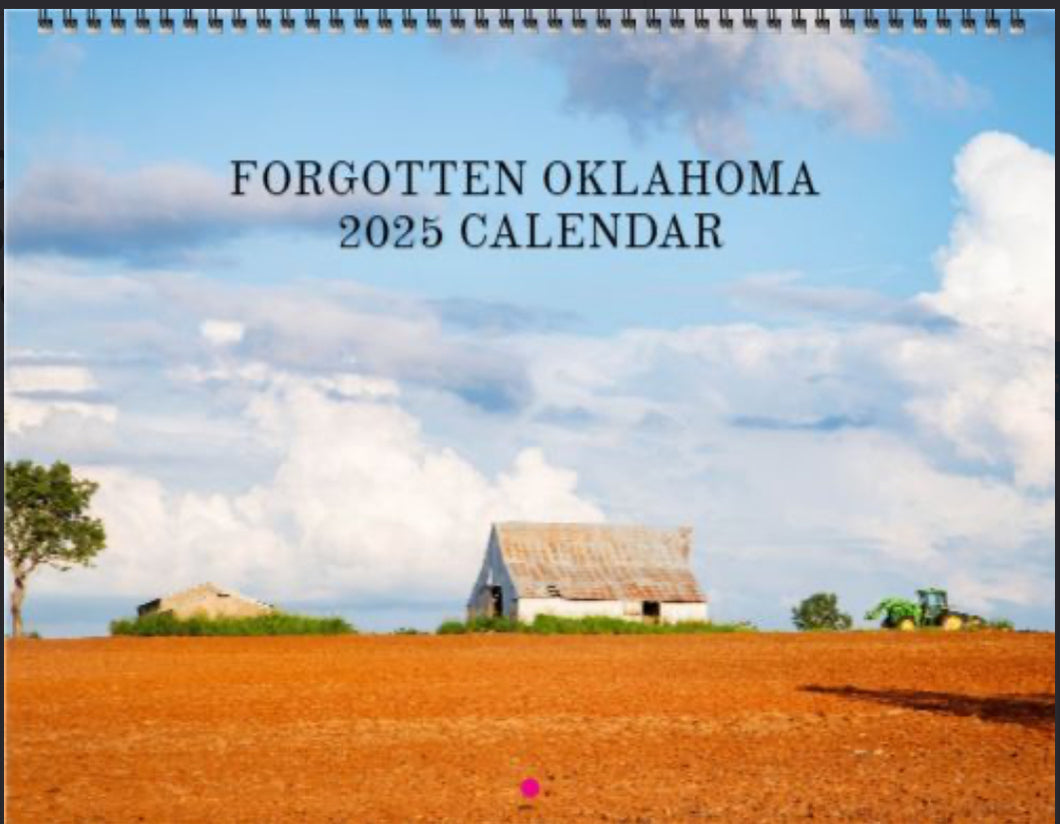 2025 Forgotten Oklahoma Calendar