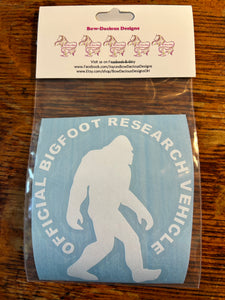 Official Bigfoot Research Vehicle Decal