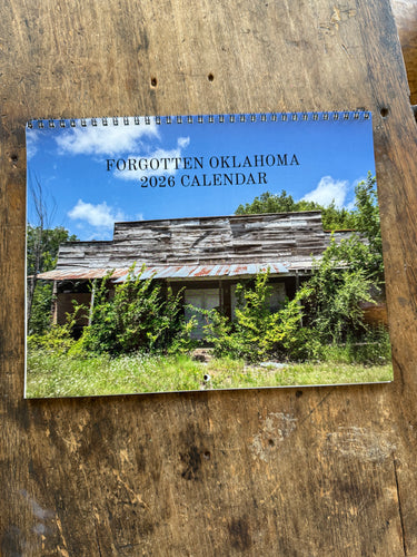 2026 Forgotten Oklahoma Calendar