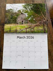 2026 Forgotten Oklahoma Calendar