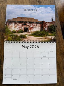 2026 Forgotten Oklahoma Calendar
