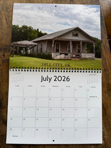 2026 Forgotten Oklahoma Calendar