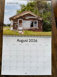 2026 Forgotten Oklahoma Calendar