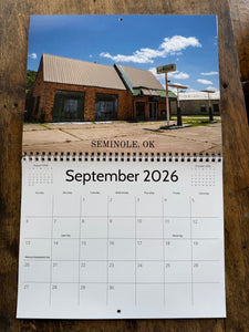 2026 Forgotten Oklahoma Calendar