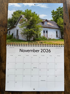 2026 Forgotten Oklahoma Calendar