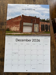 2026 Forgotten Oklahoma Calendar