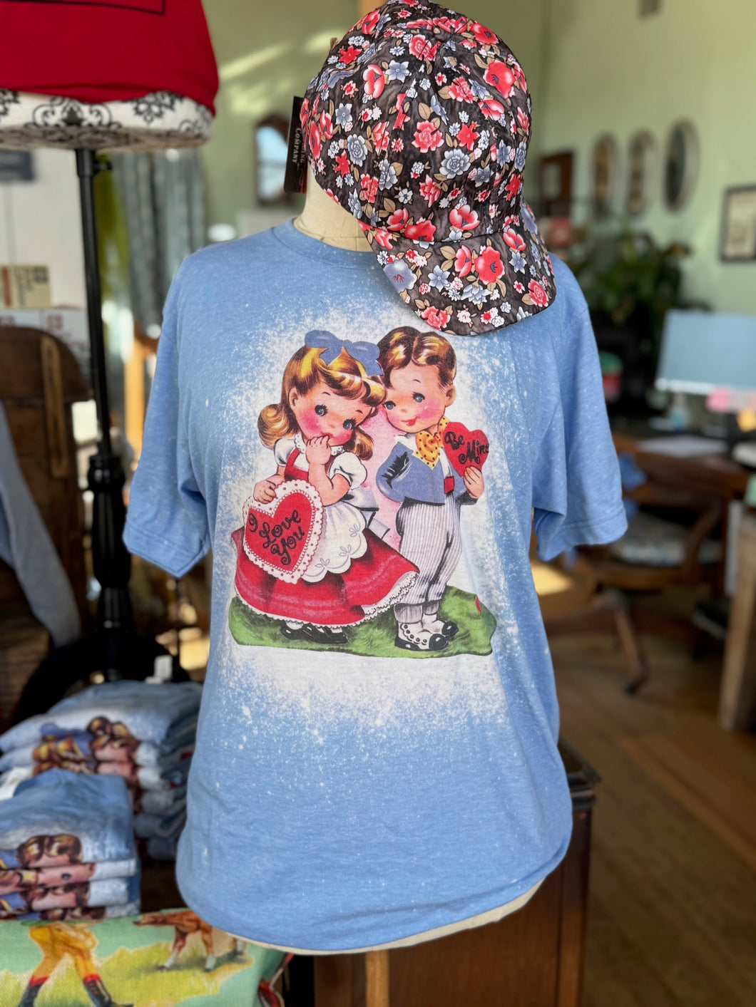 Vintage Valentine Couple Shirt