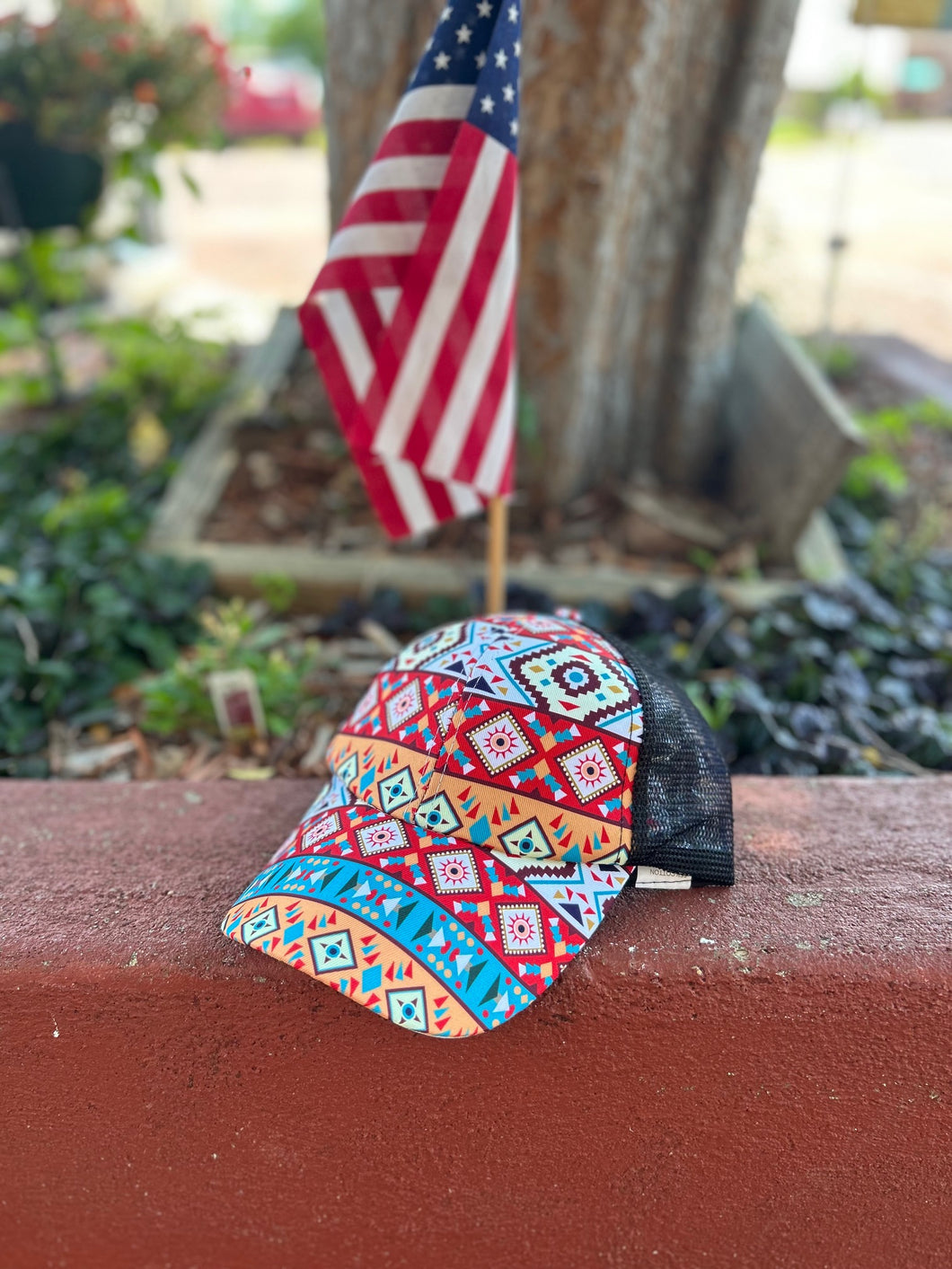 Western Style Ponytail Baseball Cap
