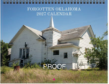 Load image into Gallery viewer, 2027 Forgotten Oklahoma Calendar