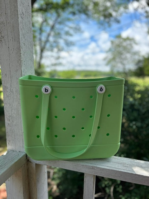 Light Green Waterproof Tote Bag