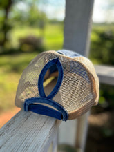 Load image into Gallery viewer, Lake Life Ponytail Baseball Cap- Blue