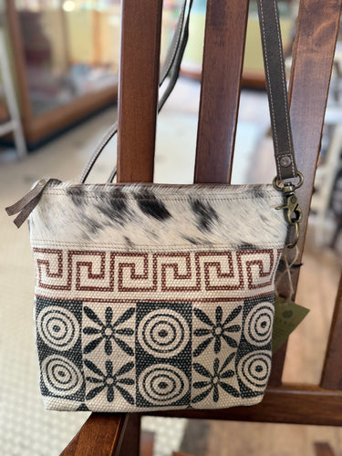 Clea Ray Crossbody with Pattern Rug and Fur