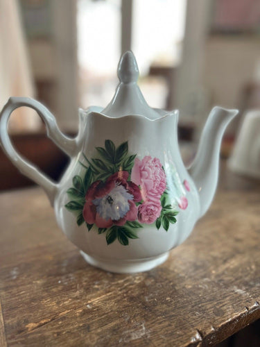 Peony Porcelain Teapot