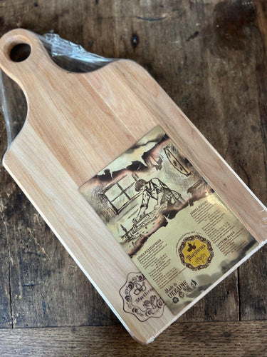 SALE- Wooden Cutting Board with Handle