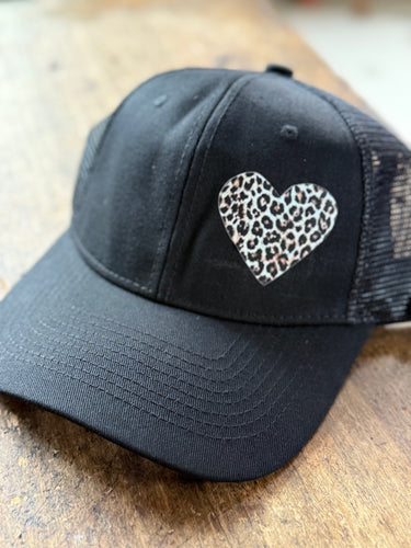 Cheetah Heart Hat