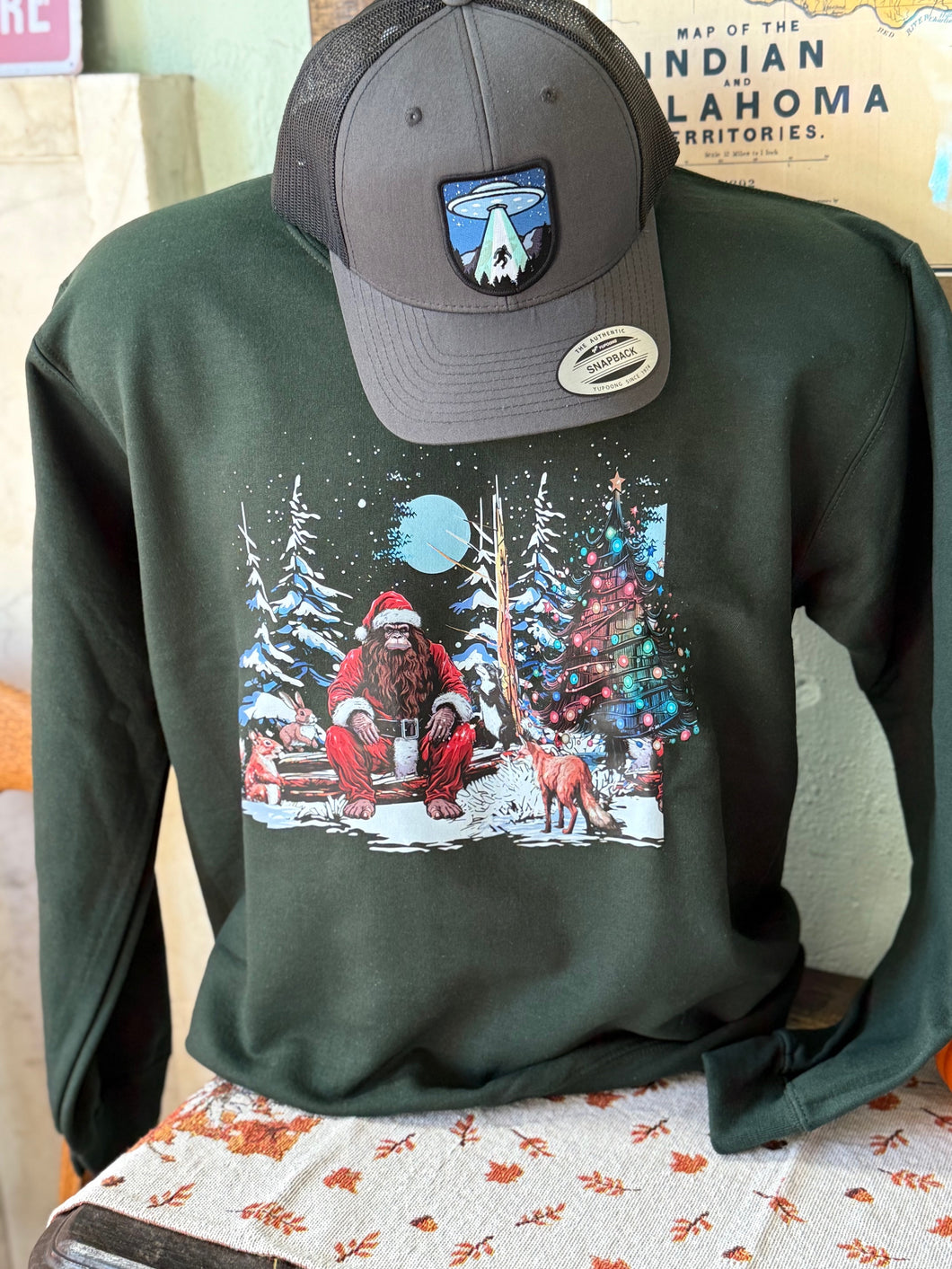 Bigfoot Christmas Sweatshirt