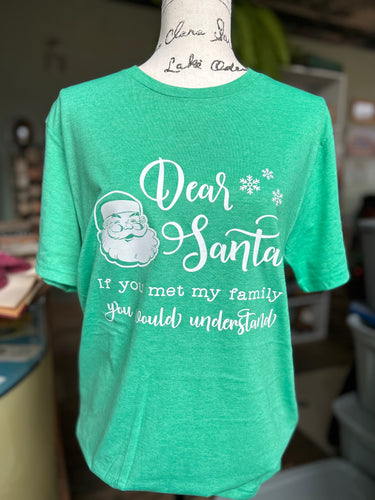 SALE- Dear Santa Christmas T-Shirt