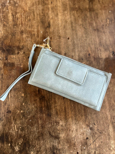 Ice Blue Wristlet Wallet