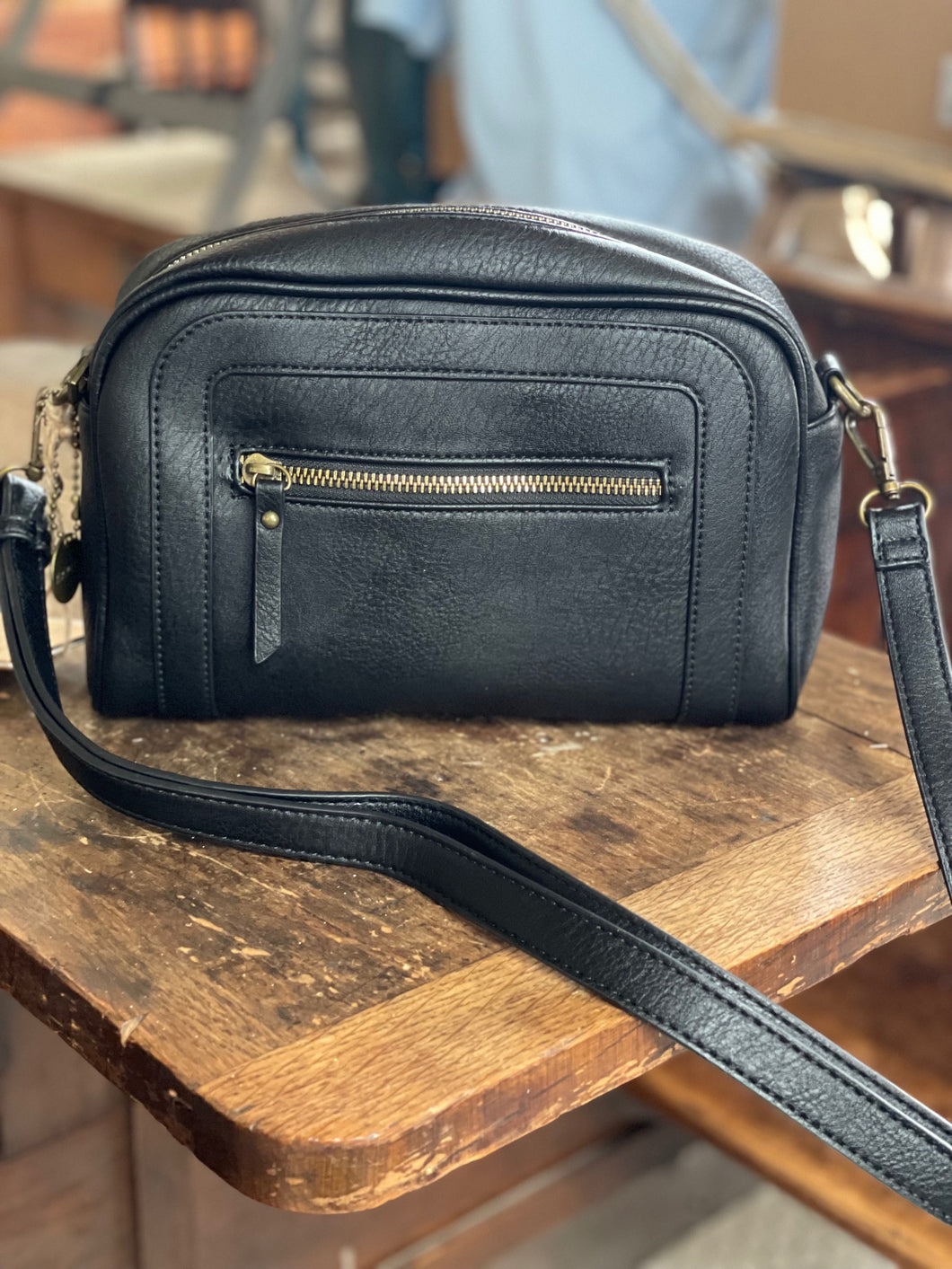 Sale- The Aime Crossbody Purse - Black
