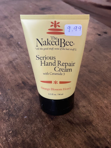 The Naked Bee Serious Hand Repair Cream 3.25 oz.