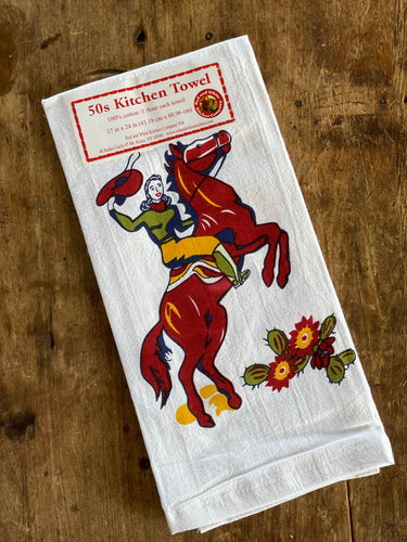 Cowgirl Callie Tea Towel